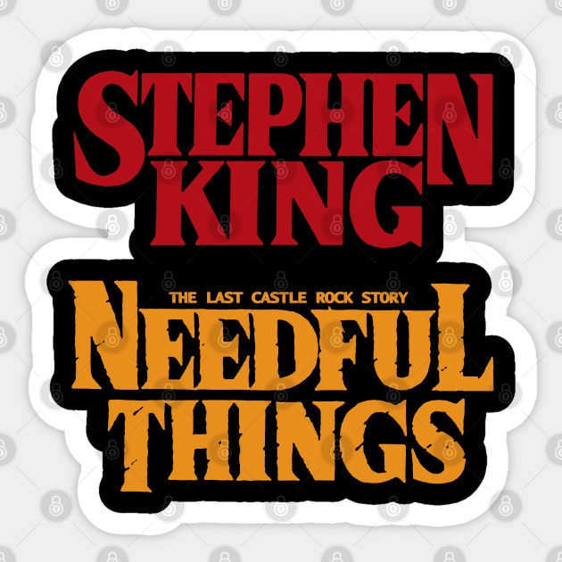 Needful Things - King First Edition Series Sticker by TheUnseenPeril